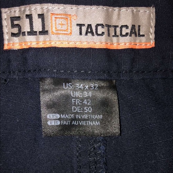 5 pairs of used 5-11 tactical cargo pants - Picture 2 of 3